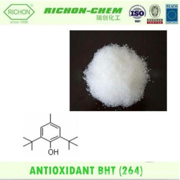 Antioxidante BHT / T501 / 264 / CAS 128-37-0 / Usado para materiais / produtos petrolíferos / alimento polimerizados.